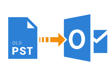 Import old PST file to a new version of Outlook 